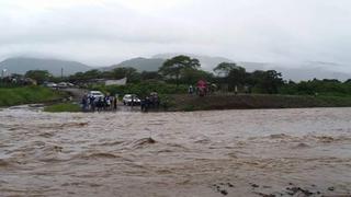 Ingemmet: Fuertes lluvias pone en alerta de alto peligro a las zonas del distrito de Paimas, en Piura