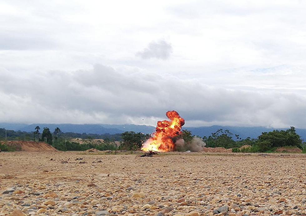 Operación Mercurio: incautan maquinarias valorizadas en más de tres millones en Madre de Dios