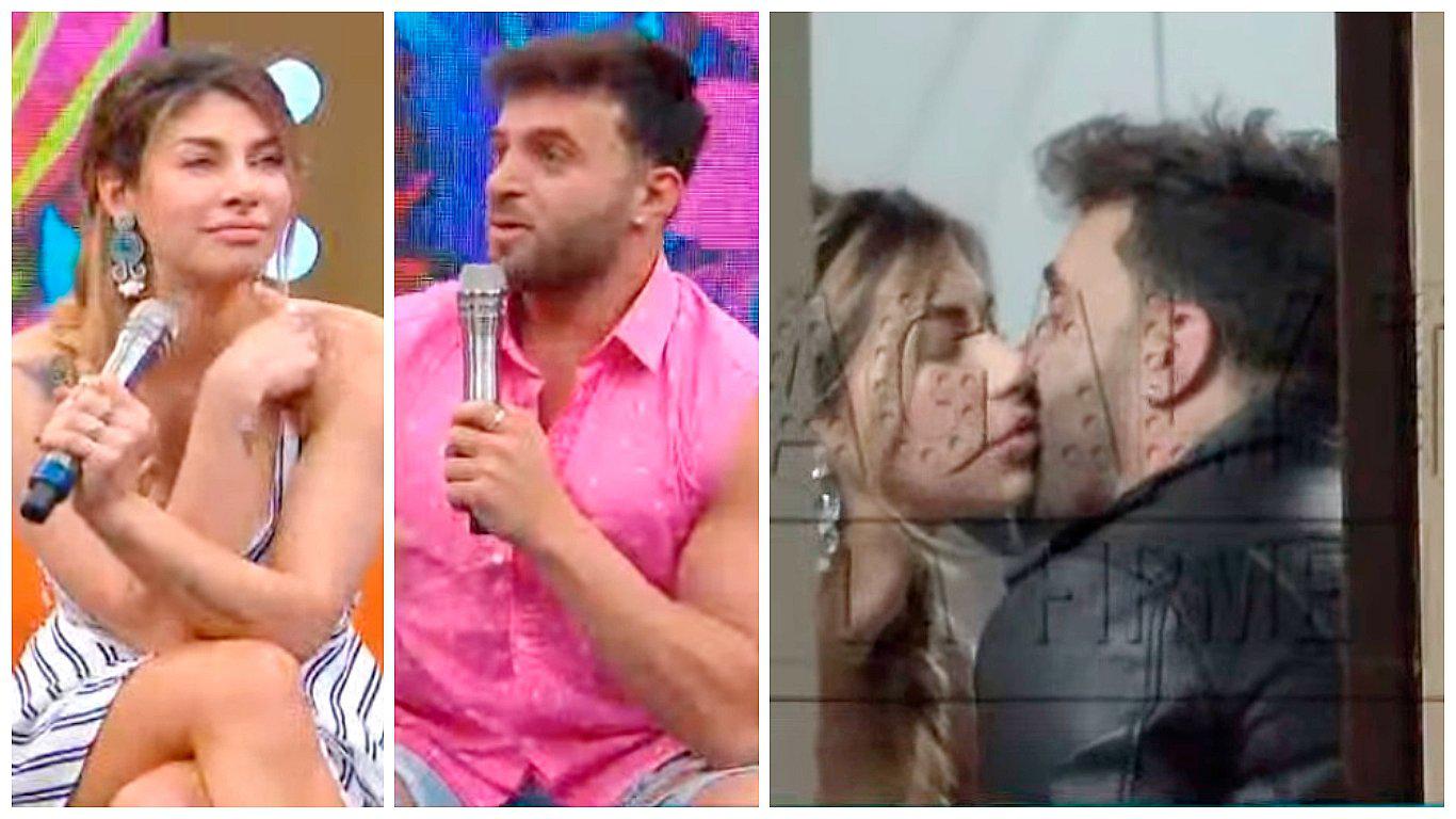 Xoana González y ​Renzo Spraggón fueron captados besándose en camerino (VIDEO)