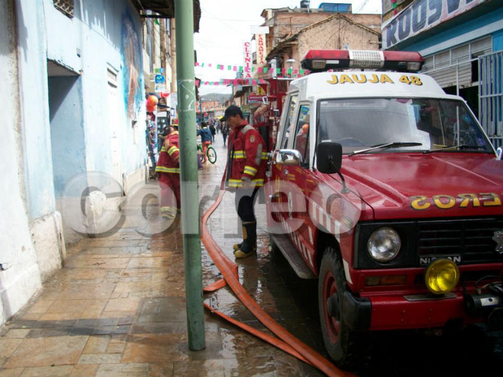 Lluvia torrencial deja 15 casas inundadas en Jauja 