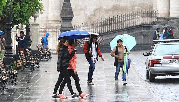 Arequipa: lluvias moderadas se registrarán en los próximos 5 días