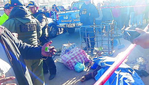 Comerciante muere tras fatal accidente en la ciudad de Juliaca