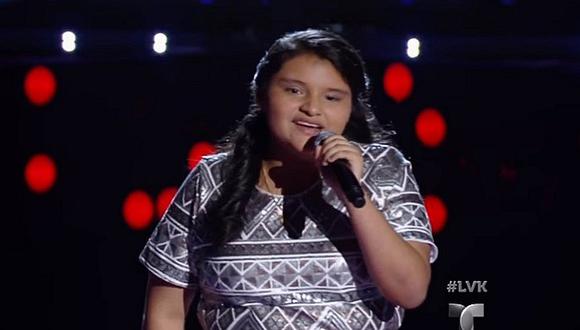 Peruana se luce en presentación y deslumbra en "La Voz Kids USA" (VIDEO)