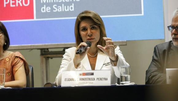 Elizabeth Hinostra, ministra de Salud, informó que no hay ningún caso confirmado por coronavirus en Perú. Foto: César Bueno - GEC