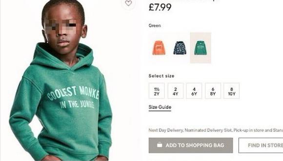 H&M pide disculpas y retira polémico anuncio racista donde aparece un niño (FOTOS)