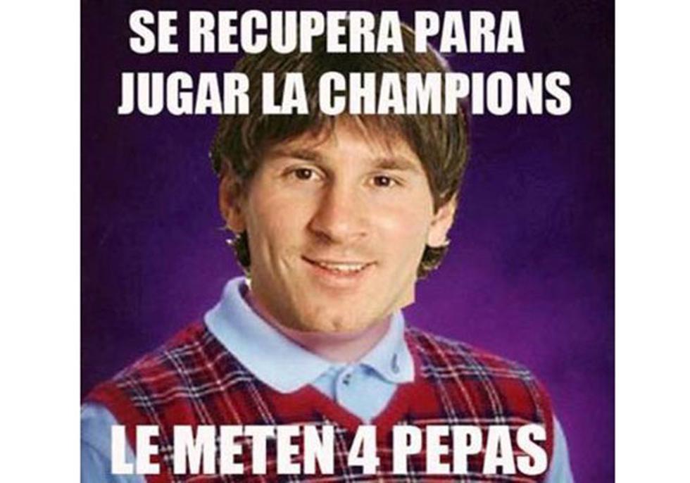 Con memes se burlan de la goleada al Barcelona por Bayern Munich