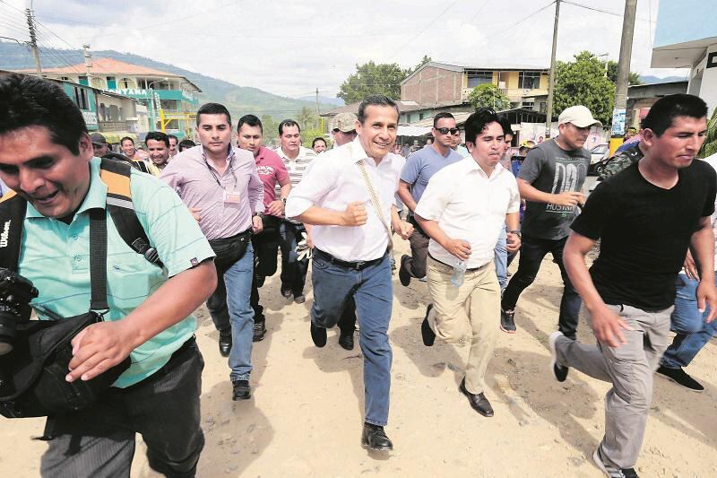 Ollanta Humala: “No gobernamos desde una oficina” 