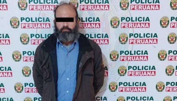 Fue atrapado por efectivos de la comisaría El Milagro y luego llevado al Departamento de Investigación Criminal de Paiján. (Foto: PNP)