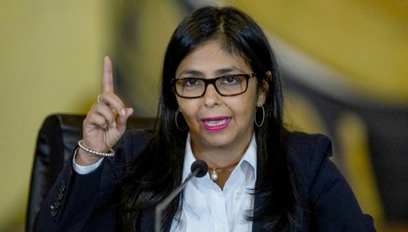 Vicrepresidenta de Venezuela Delcy Rodríguez niega crisis humanitaria en su país
