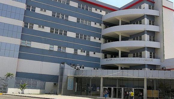 Policía diagnosticado con COVID-19 clama por atención médica en Hospital Regional de Tumbes
