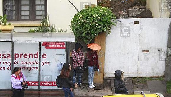 Lluvias con tormentas eléctricas se registran en varios distritos de Arequipa (VÍDEO)