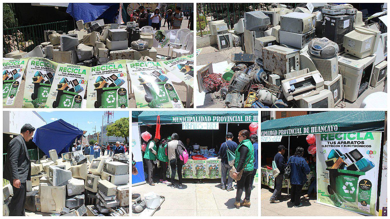 Recopilan más de cinco toneladas de aparatos eléctricos en desuso (VIDEO)