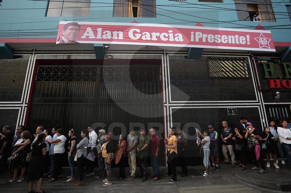 Alan García: La jornada de la tarde en la  Casa del Pueblo donde se vela los restos del exmandatario en imágenes