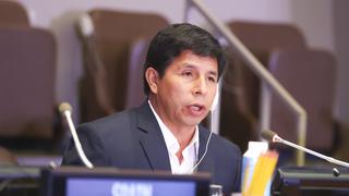 Pedro Castillo intervendrá mañana en el debate general de la Asamblea General de las Naciones Unidas