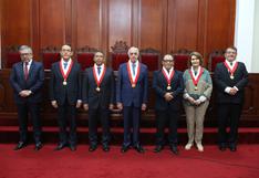 Tribunal Constitucional: Augusto Ferrero tomó juramento a cinco de los seis nuevos magistrados