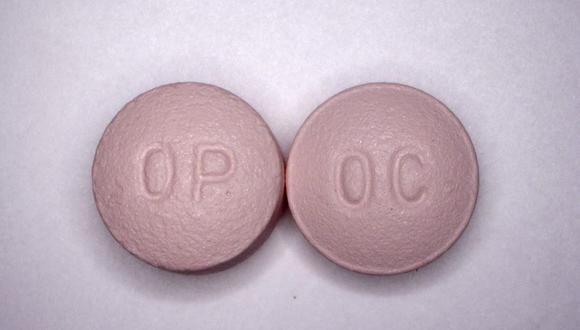 Esta foto sin fecha obtenida el 10 de agosto de 2017 por cortesía de la Administración para el Control de Drogas (DEA) de EE. UU. muestra pastillas de 20 mg de OxyCotin. (Foto de Handout / Administración de Control de Drogas de EE. UU. / AFP)