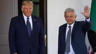 Donald Trump recibe en la Casa Blanca a López Obrador en medio de críticas