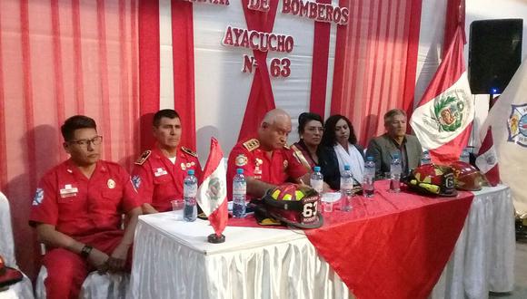 Ayacucho contará con su propia Comandancia Departamental de Bomberos