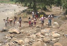 Lambayeque: Lluvias arrasan tuberías y dejan sin agua potable a pobladores de Oyotún