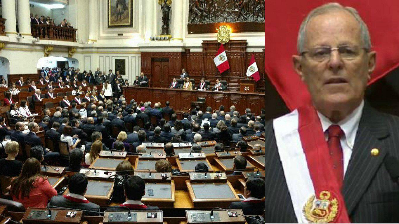 ​Fuerza Popular arengó a una voz al ingreso de PPK al Congreso (VIDEO)