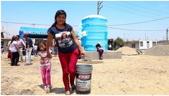 Comuna de Trujillo entrega tanque de agua a pobladores del sector Armando Villanueva del Campo 