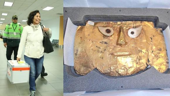 La Máscara de Sicán ya se encuentra en Perú tras 19 años de proceso judicial (FOTOS)