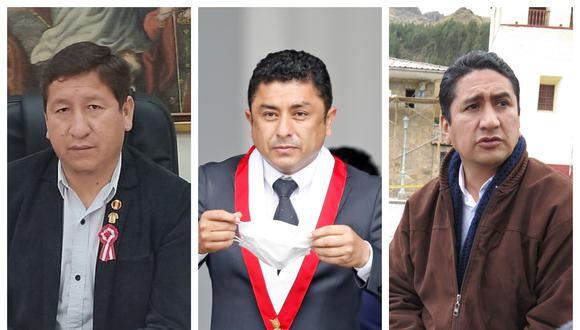 Vladimir Cerrón, Guido Bellido y Guillermo Bermejo afrontan una nueva investigación por el presunto delito de afiliación a organización terrorista. (Foto: GEC)