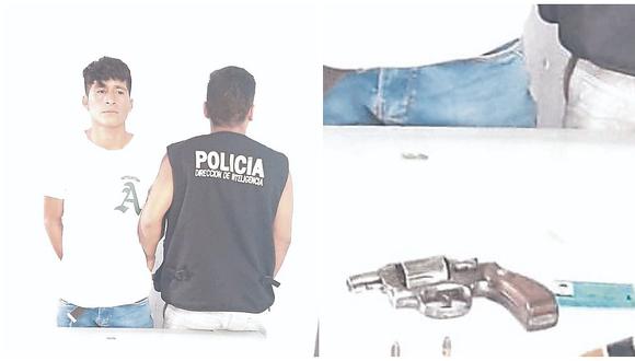 Escuadrón detiene a agricultor con revólver en Cambio Puente 