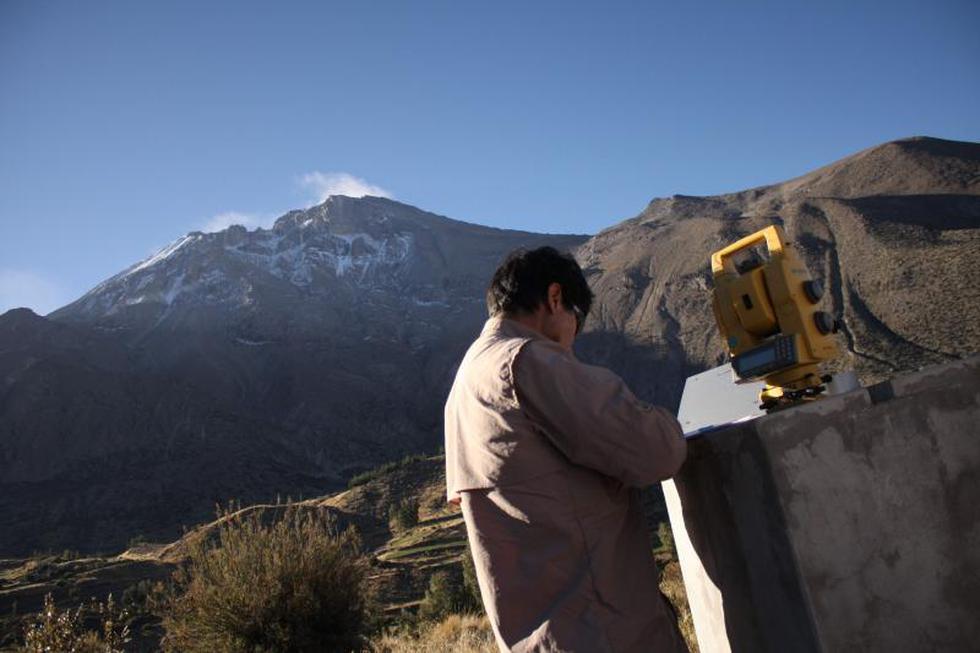 Imágenes del volcán Ubinas