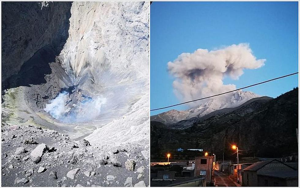 ​Así está el cráter del volcán Ubinas (FOTOS)