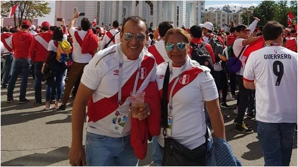 Liberteños apoyan a la Blanquirroja desde el Mordovia Arena (FOTOS)