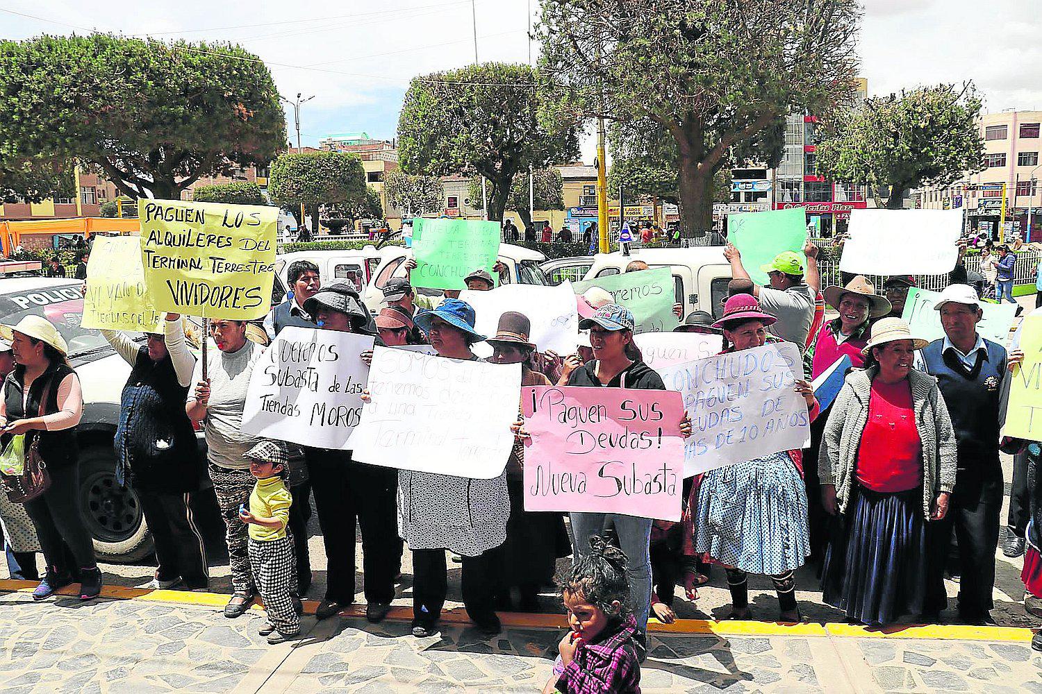 Denuncian que deuda en terminal terrestre de Juliaca asciende a más de 6 millones de soles