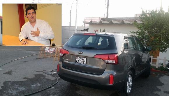 Tacna: Sorprenden a trabajador del GRT lavando carro de asesor regional (VIDEO)