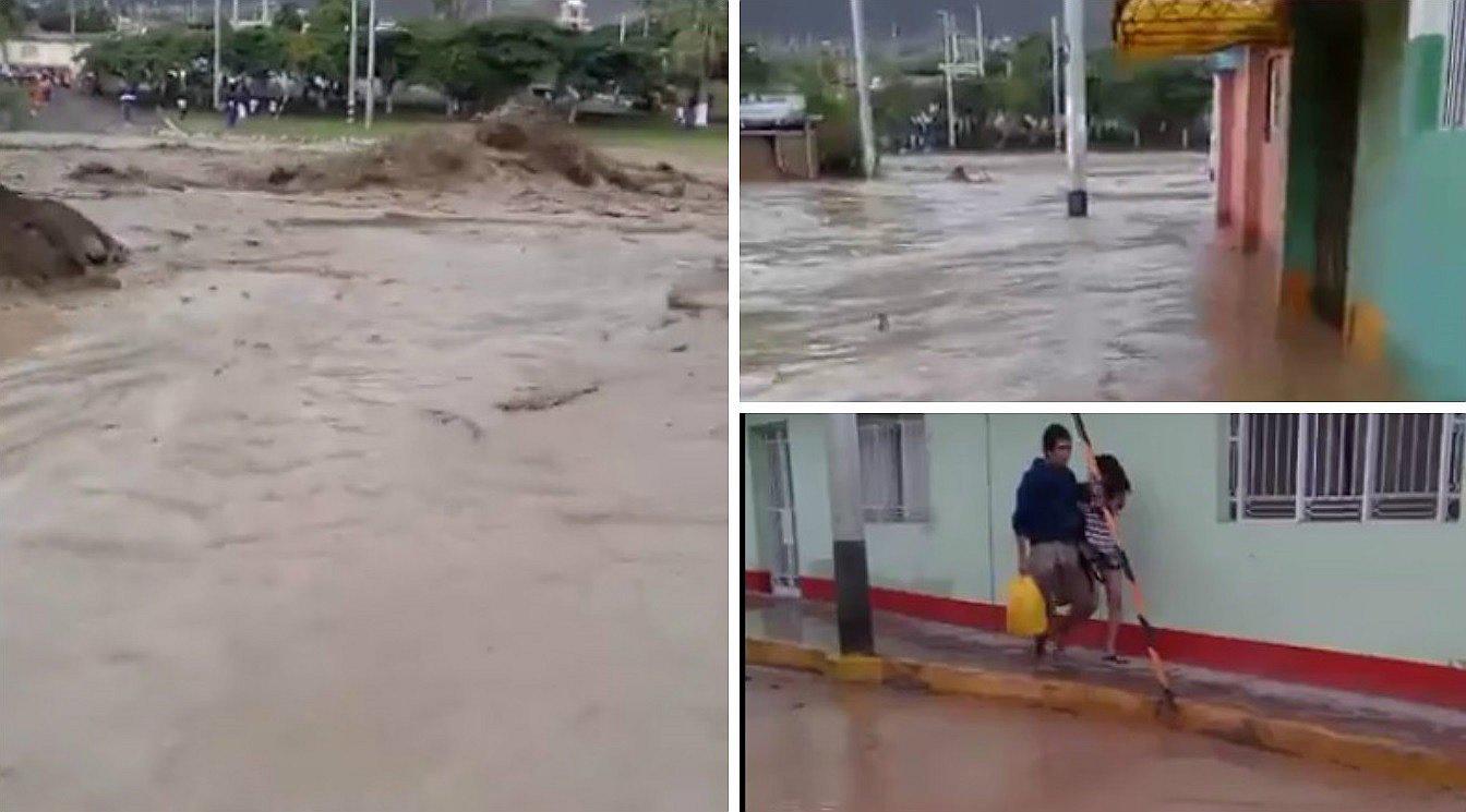 Alerta: San Jacinto se inunda luego de llegada de huaico (VIDEO) 