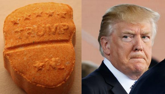 Decomisan 5 mil pastillas de éxtasis con el rostro de Donald Trump (FOTO)