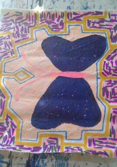 Artesanías y pinturas de la comunidad Shipibo-Conibo (Foto: Facebook Ronin Koshi)