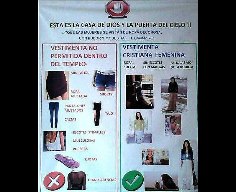 Argentina: sacerdote prohíbe ingreso a iglesia a mujeres en minifalda