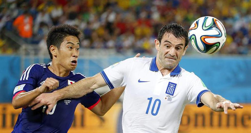 Brasil 2014: Japón no pudo contra diez jugadores de Grecia y terminó 0-0 (Fotos)