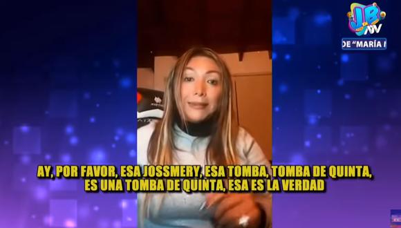 “Esa Jossmery, esa tomba de quinta, esa es la verdad”, comentó la mamá Paula Manzanal.