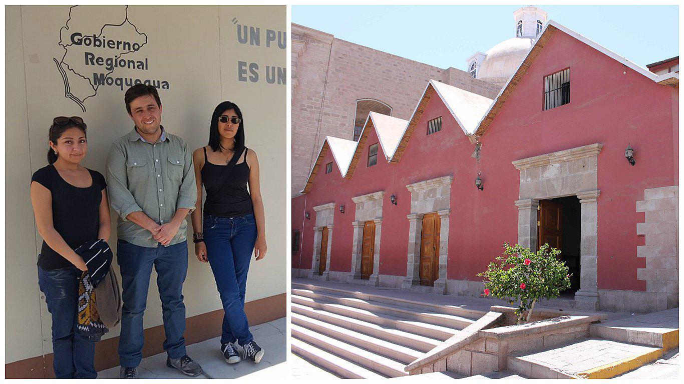 Chilenos visitaron Moquegua para conocer viviendas con techo mojinete