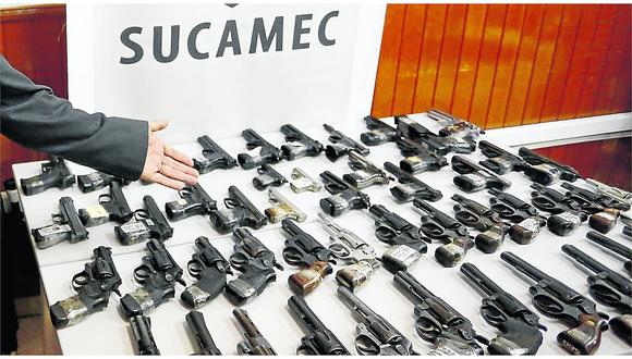 ​Más de 7 mil armas en la región Junín corren riesgo de  ser robadas 
