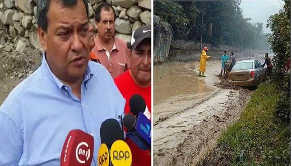 ​Santa Eulalia: Ministro de Defensa supervisa obras tras huaico (VIDEO)