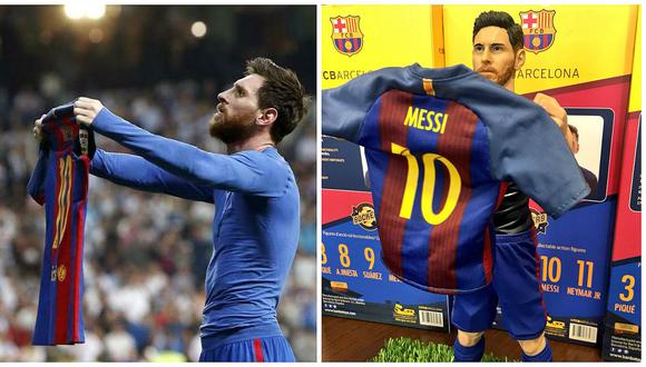 ¡Increíble! Lanzan juguete inspirado en la celebración de Messi en el Bernabéu