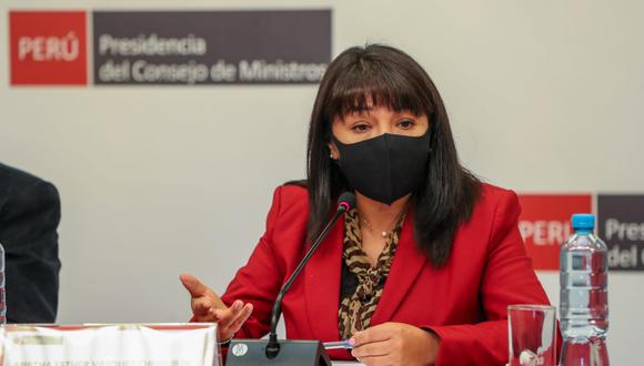 La primera ministra, Mirtha Vásquez, se presentará ante el Congreso este lunes 25 de octubre para solicitar el voto de confianza. (Foto: PCM)