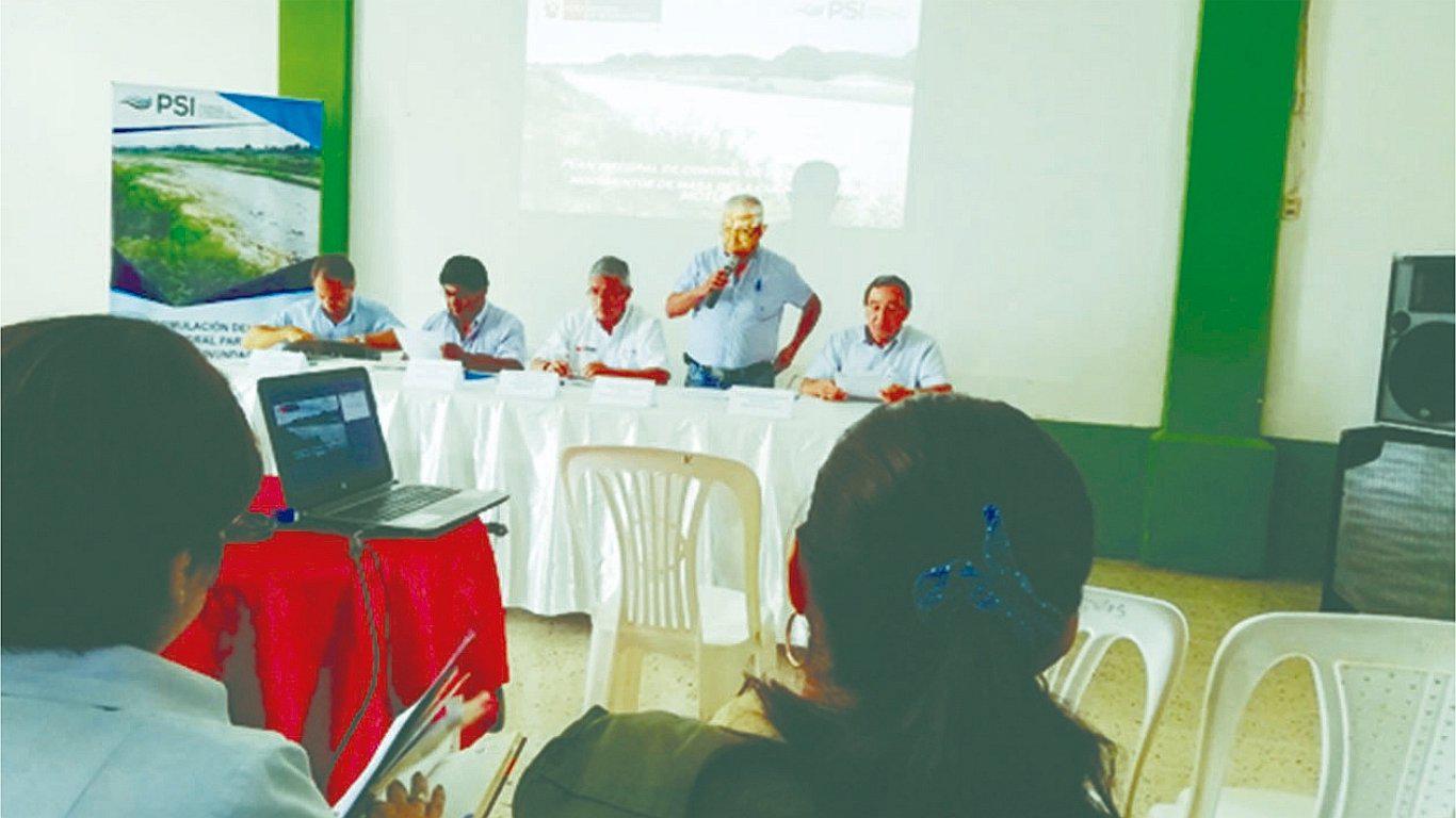 Presentan plan integral para ejecutar obras en la cuenca del río Motupe