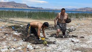 Dirigentes de Coata protestan desde el corazón de la contaminación