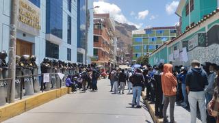 Protesta de universitarios en Huancavelica dura más de una semana