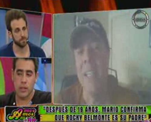 Confirman en vivo a Rocky Belmonte que es padre de joven (Video)