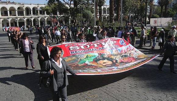 Sutep amenaza con empezar huelga indefinida si no llegan a acuerdos con Gobierno