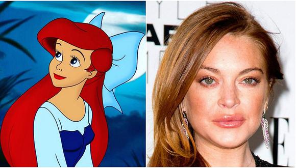 La Sirenita: Lindsay Lohan quiere ser princesa de Disney en la película